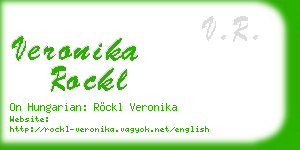 veronika rockl business card